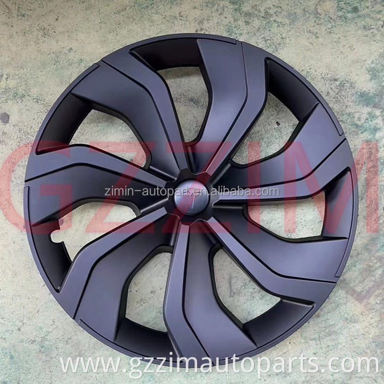 Black Alloy Wheel Rims Wheel Hubs Wheels Rims Hub Cover For Model Y 19''